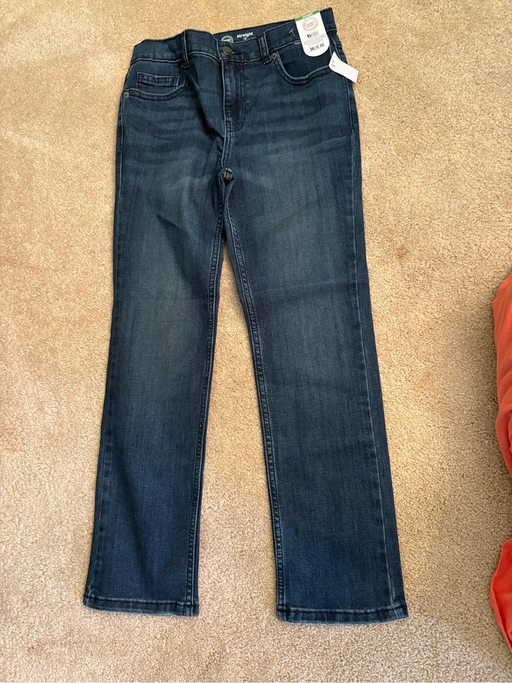 wonder nation dark blue kids straight leg jeans